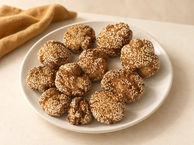 Bonbons millet croquants au sirop doré